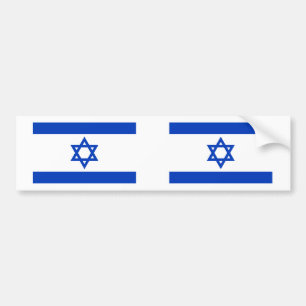 Adesivo Para Carro Bandeira de Israel