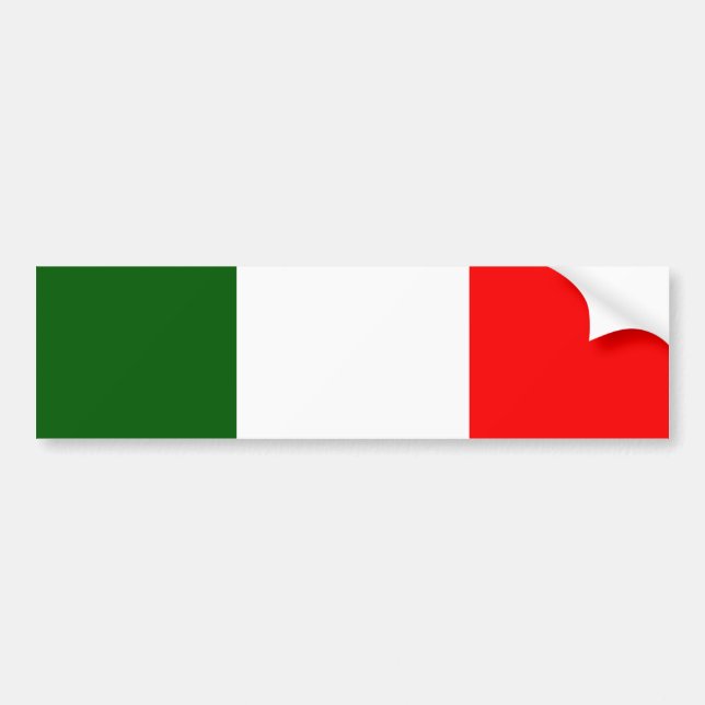 Adesivo Para Carro Bandeira de Italia (Frente)
