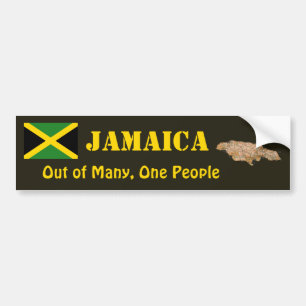 Adesivo Para Carro Bandeira de Jamaica + Autocolante no vidro