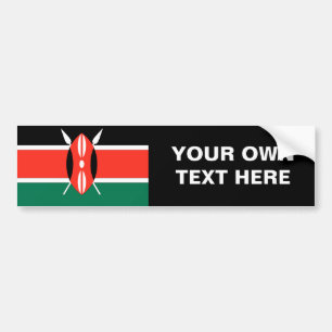 Adesivo Para Carro Bandeira de Kenya