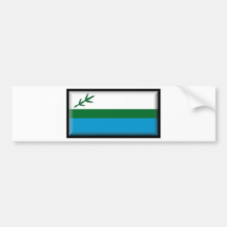 Adesivo Para Carro Bandeira de Labrador (Canadá)