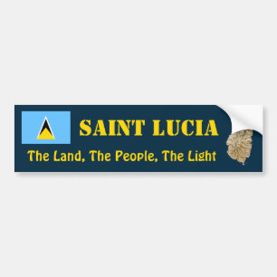 Adesivo Para Carro Bandeira de Lucia de santo + Autocolante no vidro