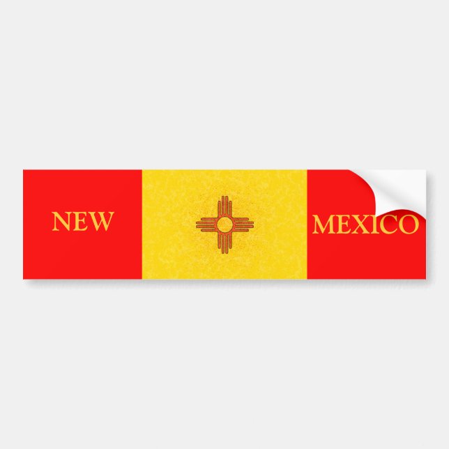 ADESIVO PARA CARRO BANDEIRA DE NEW MEXICO (Frente)