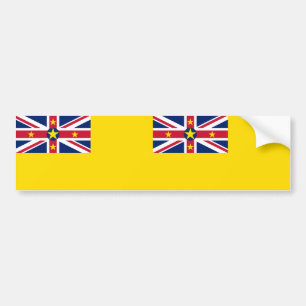 Adesivo Para Carro Bandeira de Niue