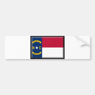Adesivo Para Carro Bandeira de North Carolina