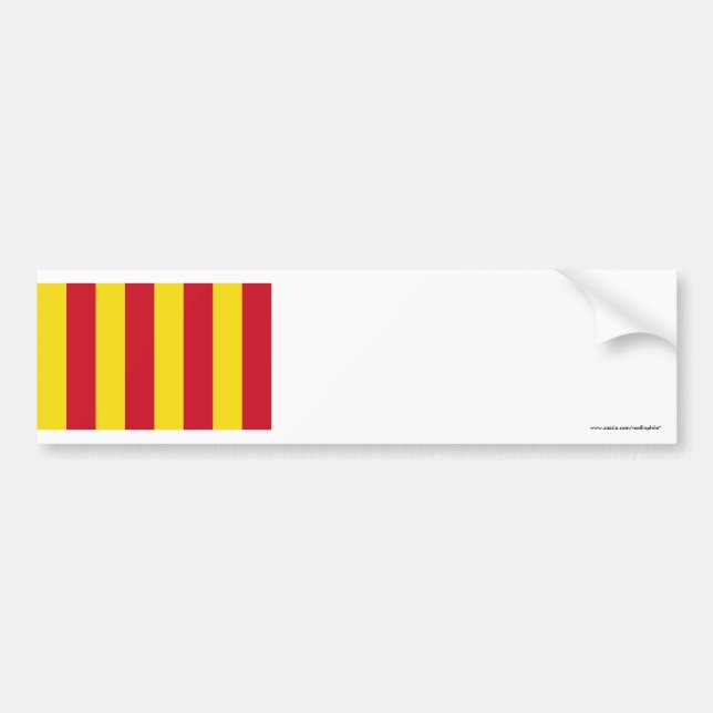 Adesivo Para Carro Bandeira de Northumbria (Frente)