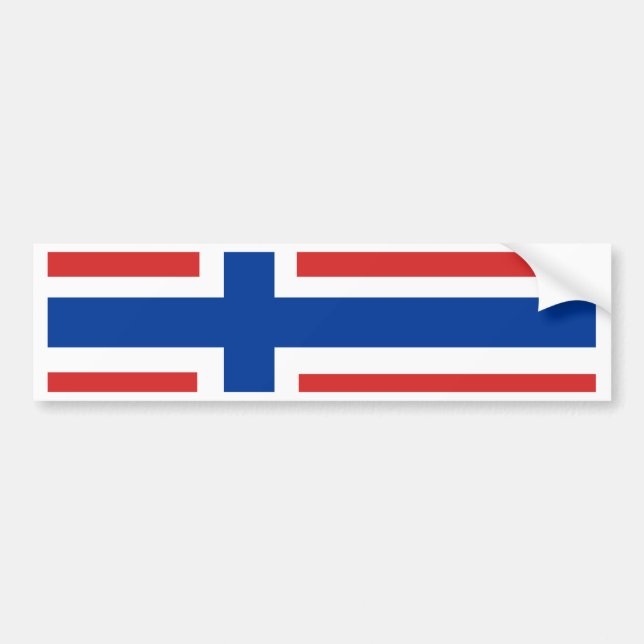 Adesivo Para Carro Bandeira de Noruega (Frente)