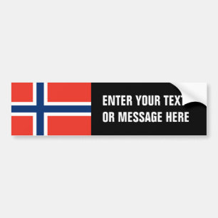 Adesivo Para Carro Bandeira de Noruega