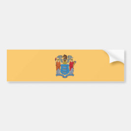 Adesivo Para Carro Bandeira de Nova Jersey