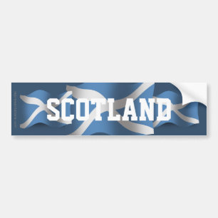 Adesivo Para Carro Bandeira de ondulação de Scotland