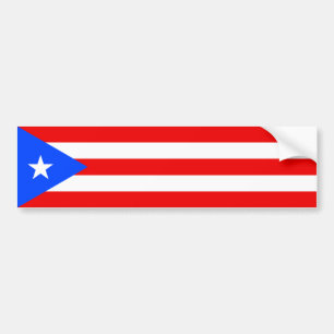 Adesivo Para Carro Bandeira de Porto Rico