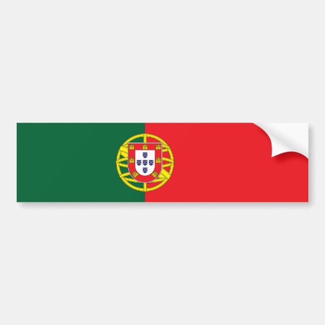 Adesivo Para Carro Bandeira de Portugal (Frente)