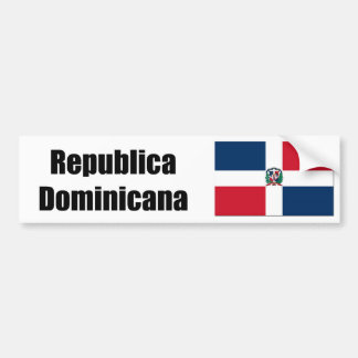 Adesivo Para Carro Bandeira de Republica Domincana D.R>