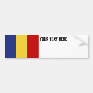 Adesivo Para Carro Bandeira de Romania