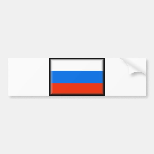 Adesivo Para Carro Bandeira de Rússia (Frente)