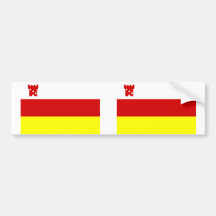 Adesivo Para Carro Bandeira de Santa Barbara, Califórnia, os Estados