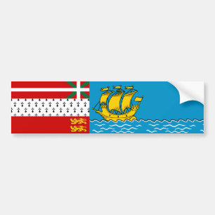 Adesivo Para Carro Bandeira de São Pedro e Miquelão
