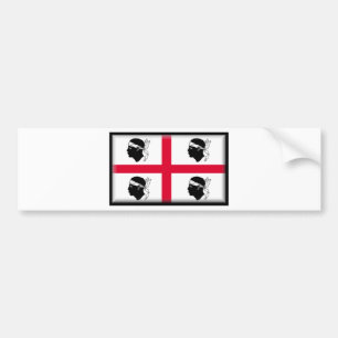 Adesivo Para Carro Bandeira de Sardinia (Italia)