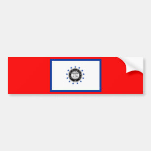 Adesivo Para Carro Bandeira de Savannah (Geórgia)