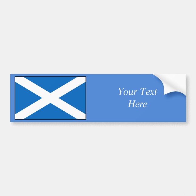 Adesivo Para Carro Bandeira de Scotland (Frente)