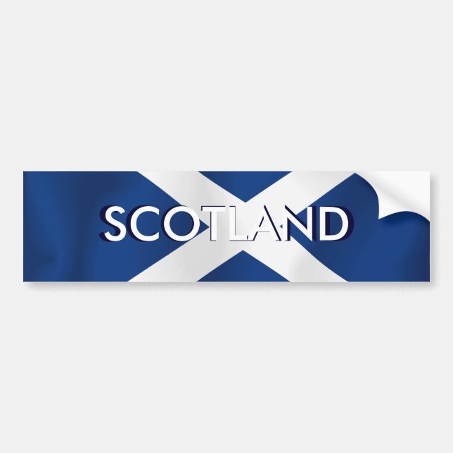 Adesivo Para Carro Bandeira de Scotland (Frente)
