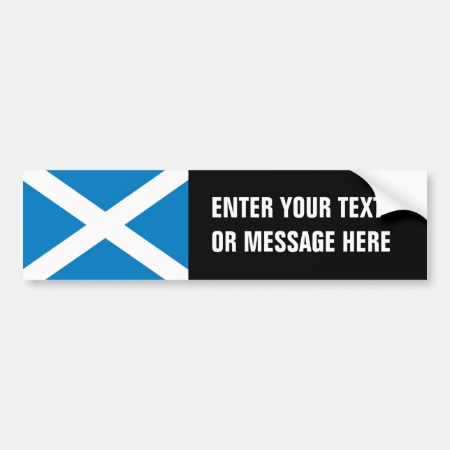 Adesivo Para Carro Bandeira de Scotland (Frente)