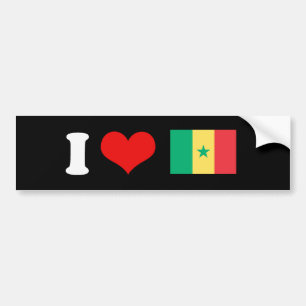 Adesivo Para Carro Bandeira de Senegal