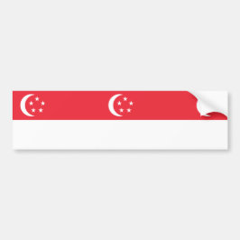 Adesivo Para Carro Bandeira de Singapura