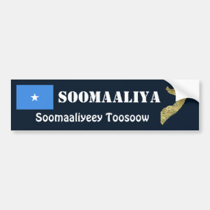 Adesivo Para Carro Bandeira de Somália + Autocolante no vidro