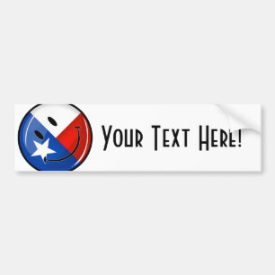 Adesivo Para Carro Bandeira de sorriso de Texas