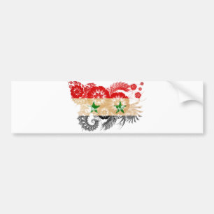 Adesivo Para Carro Bandeira de Syria