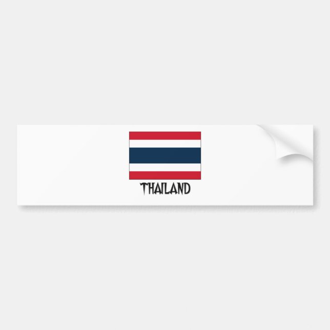 Adesivo Para Carro Bandeira de Tailândia (Frente)