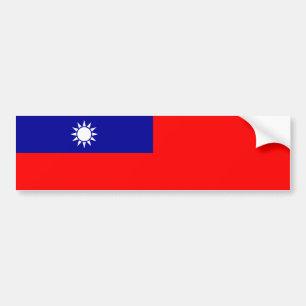 Adesivo Para Carro Bandeira de Taiwan