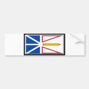 Adesivo Para Carro Bandeira de Terra Nova e de Labrador