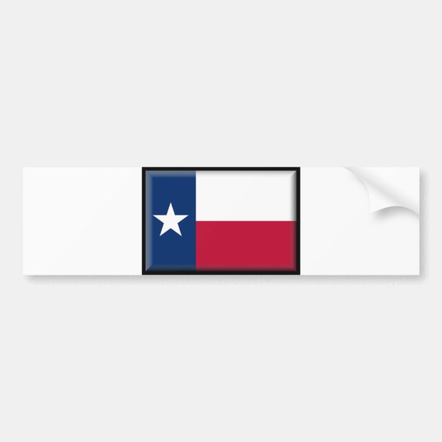 Adesivo Para Carro Bandeira de Texas (Frente)