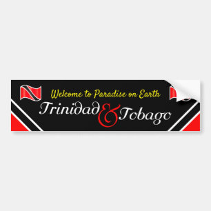 Adesivo Para Carro Bandeira de Trinidad e Tobago