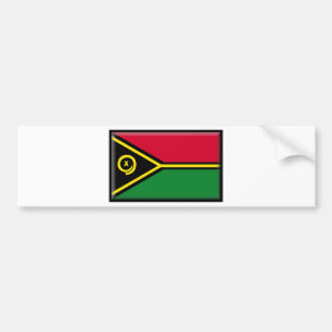 Adesivo Para Carro Bandeira de Vanuatu