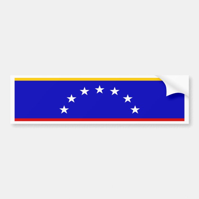 Adesivo Para Carro Bandeira de Venezuela (Frente)