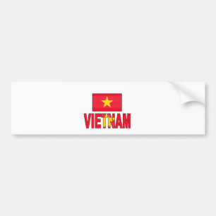 Adesivo Para Carro Bandeira de Vietnam