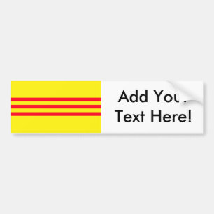 Adesivo Para Carro Bandeira de Vietnam sul