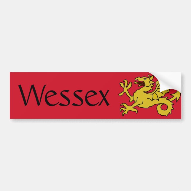 Adesivo Para Carro Bandeira de Wessex (Frente)