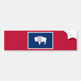 Adesivo Para Carro Bandeira de Wyoming