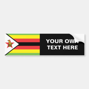 Adesivo Para Carro Bandeira de Zimbabwe