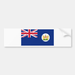 Adesivo Para Carro Bandeira do 英屬香港 de Hong Kong (1959 - 1997