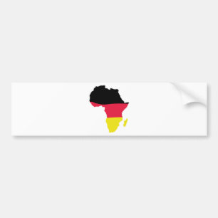 Adesivo Para Carro bandeira do alemão do ícone de África