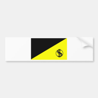 Adesivo Para Carro Bandeira do Anarcho-Capitalista
