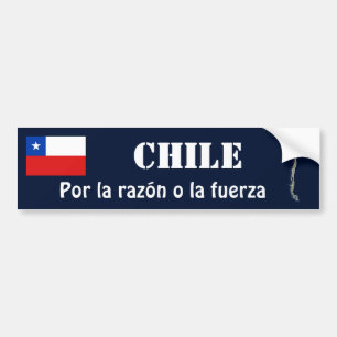 Adesivo Para Carro Bandeira do Chile + Autocolante no vidro traseiro