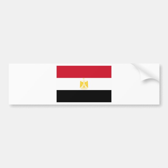 Adesivo Para Carro Bandeira do Egito (Frente)