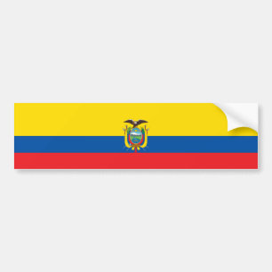 Adesivo Para Carro Bandeira do Equador