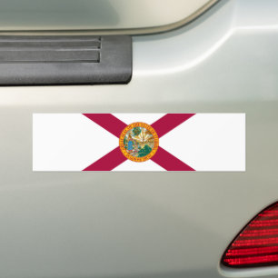 Adesivo Para Carro Bandeira do Estado da Flórida
